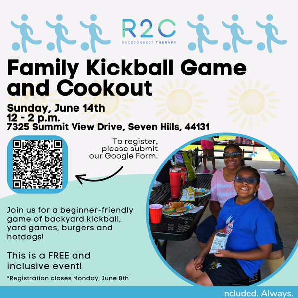 Rec2Connect's Family Kickball & Cookout