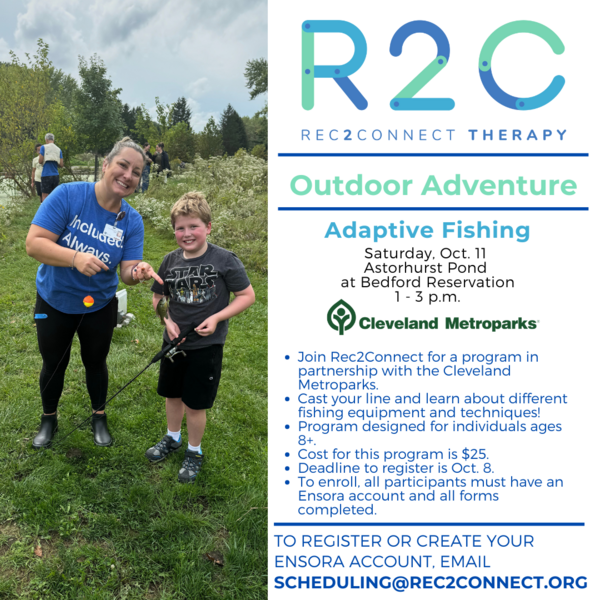 Rec2Connect and Cleveland Metroparks Adaptive Fishing