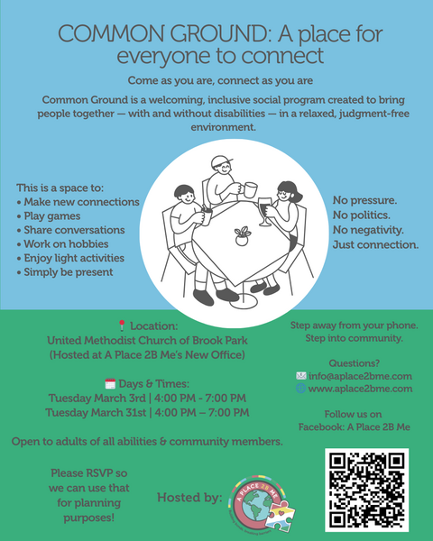 Common Ground - A Place for everyone to connect