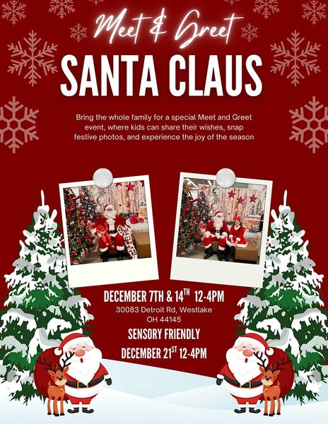 Sensory Friendly Santa Meet & Greet at Macy's Crocker Park