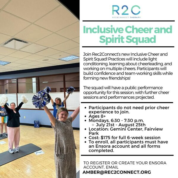 Rec2Connect Inclusive Cheerleading & Spirit Squad