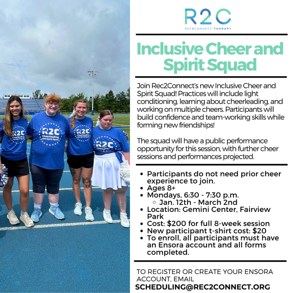Rec2Connect's Inclusive Cheer and Spirit Squad