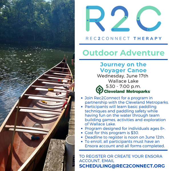 Rec2Connect and Cleveland Metropark's Journey on the Voyager Canoe