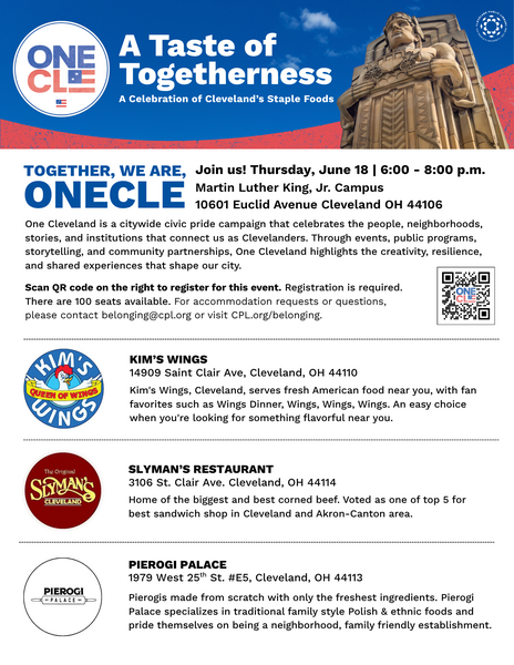 A Taste of Togetherness (powered by OneCLE)